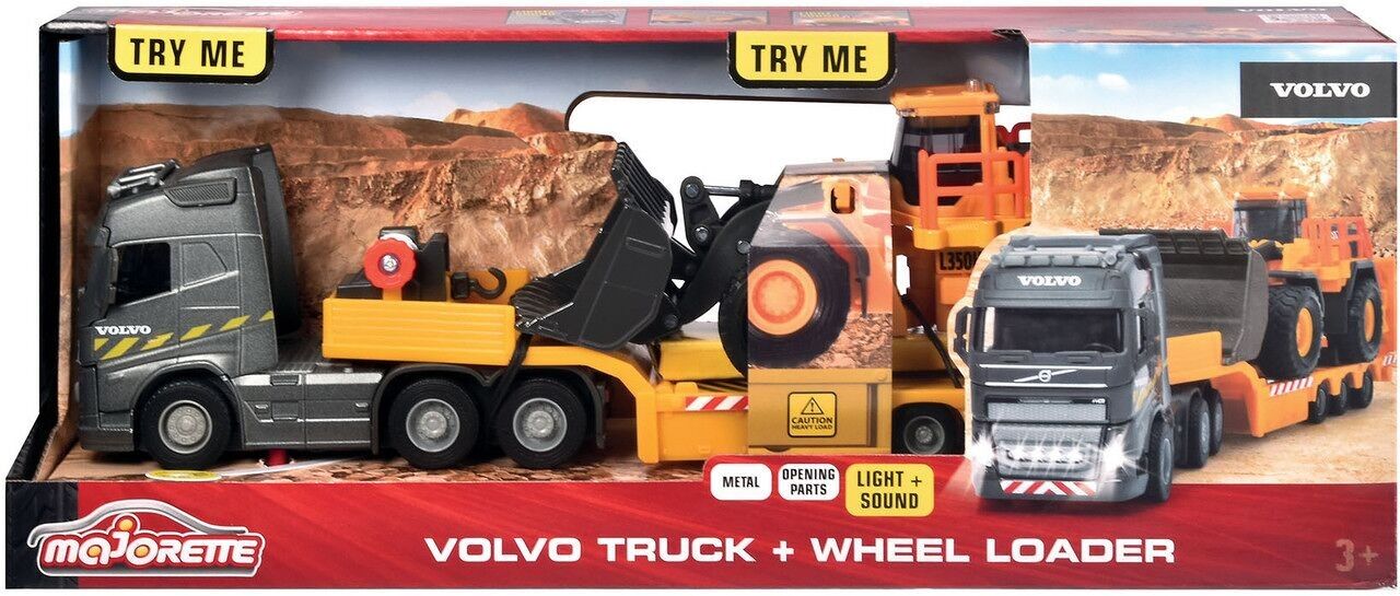 SMOBY - Majorette GS Volvo Camion 35CM