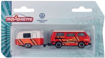 1 Majorette Volkswagen Trailer - Modèle choisi aléatoirement