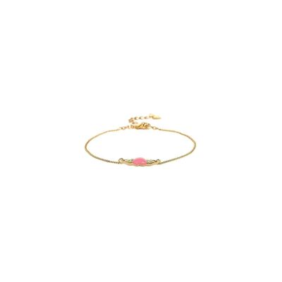 ANGEL HEART adjustable pink flying heart bracelet