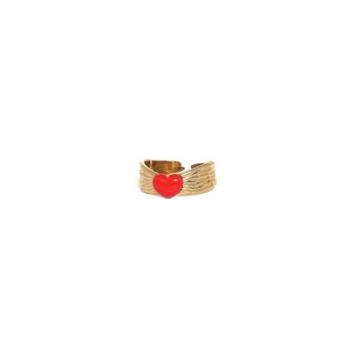 ANGEL HEART adjustable ring red heart ring