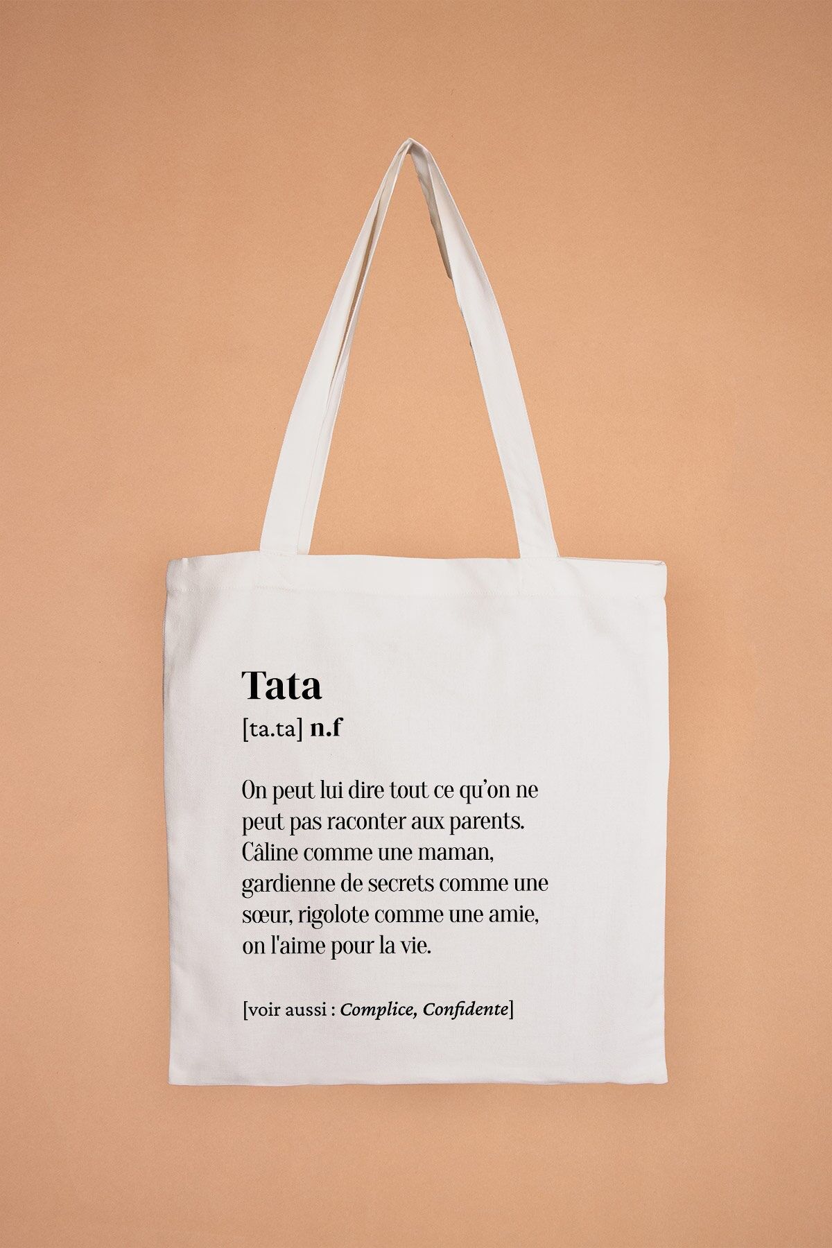 Borsa tote Tata Definition 100% cotone