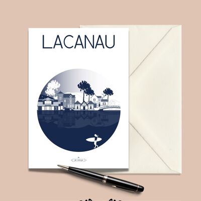 LACANAU Die Stadtpostkarte – 15x21cm