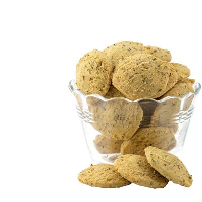 Biscuits Apéritifs Bio Thym Romarin - Vrac en poche de 3Kg