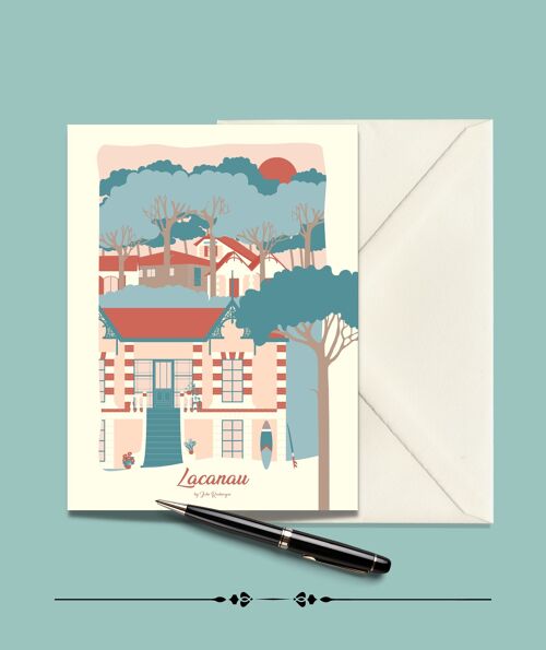 Carte Postale LACANAU La Maison  - 15x21cm