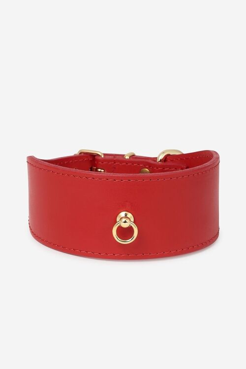 Collar Galgo Nara rojo