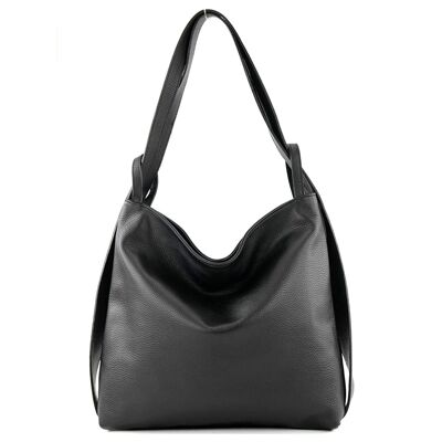 Modarno Shopper Genuine Leather Backpack for women 2in1