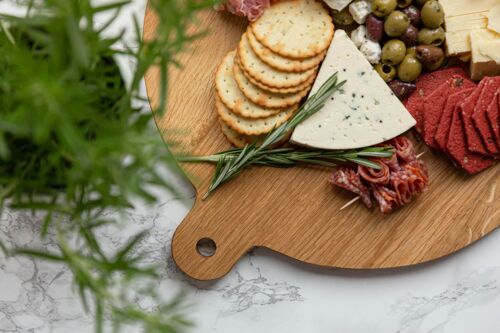 Large oak serving board