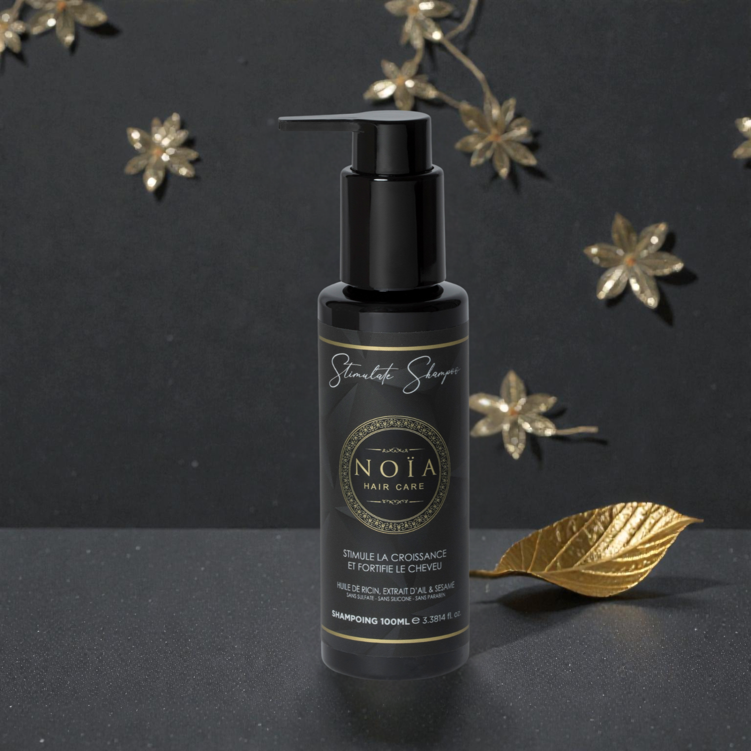 Coffret Stimulate NOÏA Hair – Routine Fortifiante – Shampoing, Masque, Sérum & Peigne de Voyage