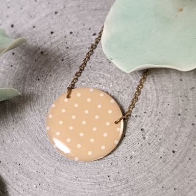 Chamerolles reversible necklace – polka dots 0448