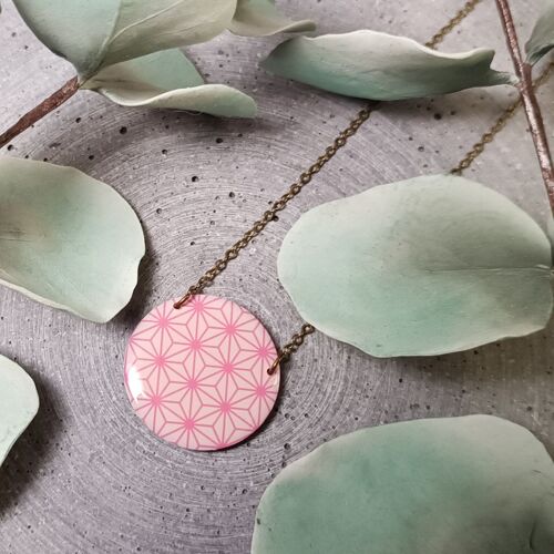 collier réversible Chamerolles – motif graphique 1027