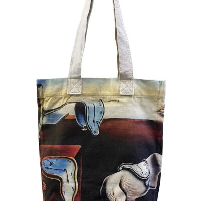 Borsa tote in cotone Dali The Persistence of Memory Art (confezione da 3)