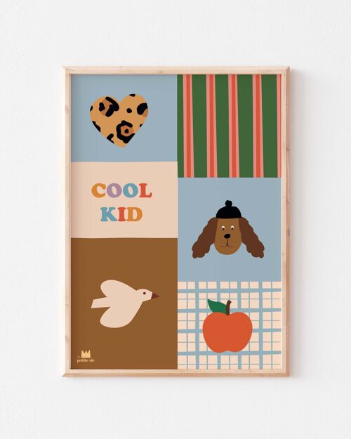 Affiche pédagogique - décoration enfant - Cool Kid géante