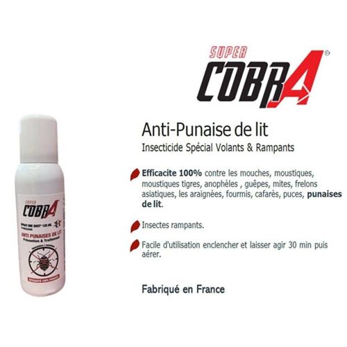 Anti Punaises de Lit 125 ml ( Spray à Percussion )