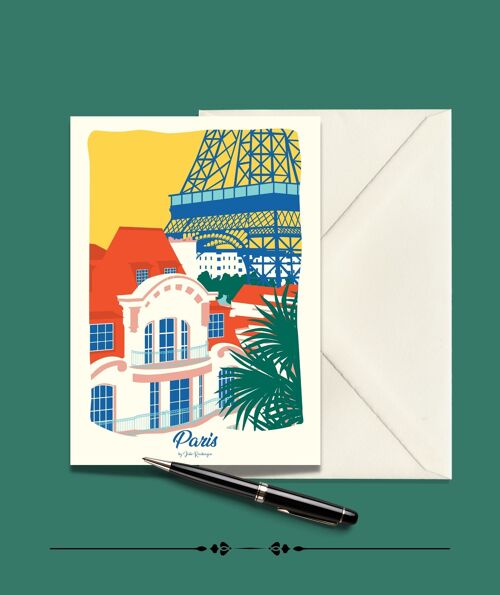 Carte Postale PARIS Les Toits - 15x21cm