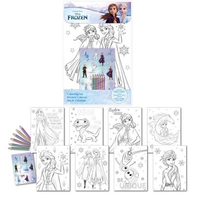 Set da colorare Frozen + adesivi