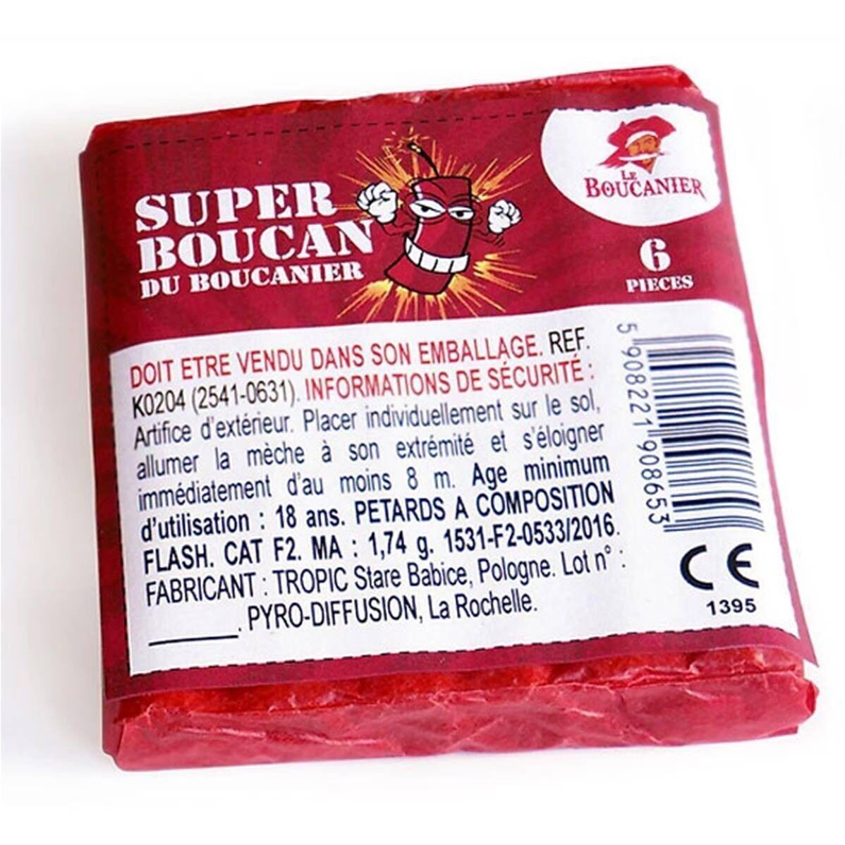 Super Boucan du Bucanier - 40 confezioni da 6 petardi