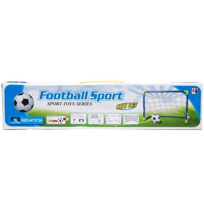 Football Cage Box with Ball and Pump