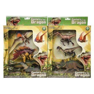 Dinosaurier-Box 3 Stück 28 x 23 x 6 cm