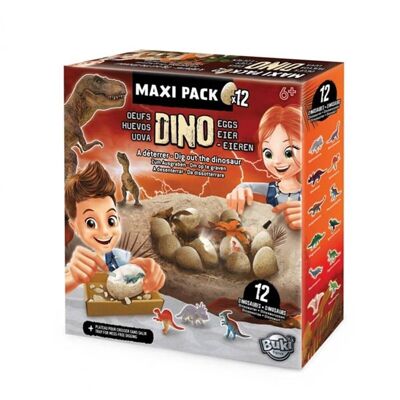 BUKI - Confezione maxi uova di dinosauro