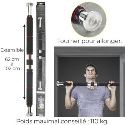 Telescopic Pull Up Bar 100Cm M6