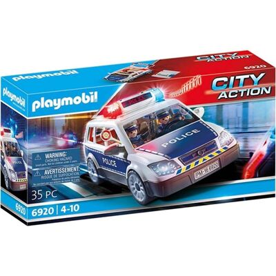 Playmobil – Polizeiauto mit Blinklicht und Sirene