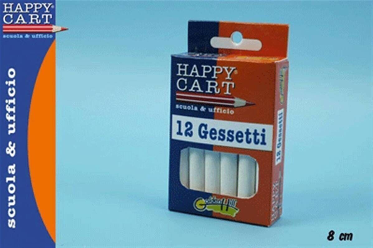 Box of 12 white chalks