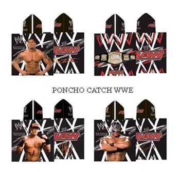 Poncho 60 x 120 WWE 6 mod.ass.