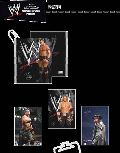 Cah A5 Sp 80p. WWE Catch pet carreaux 