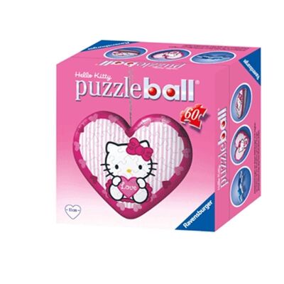 RAVENSBURGER - HELLO KITTY Cuore Puzzle Ball (modelli assortiti)