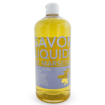 Jabón líquido de Marsella neutro con aceite de oliva - 1L
