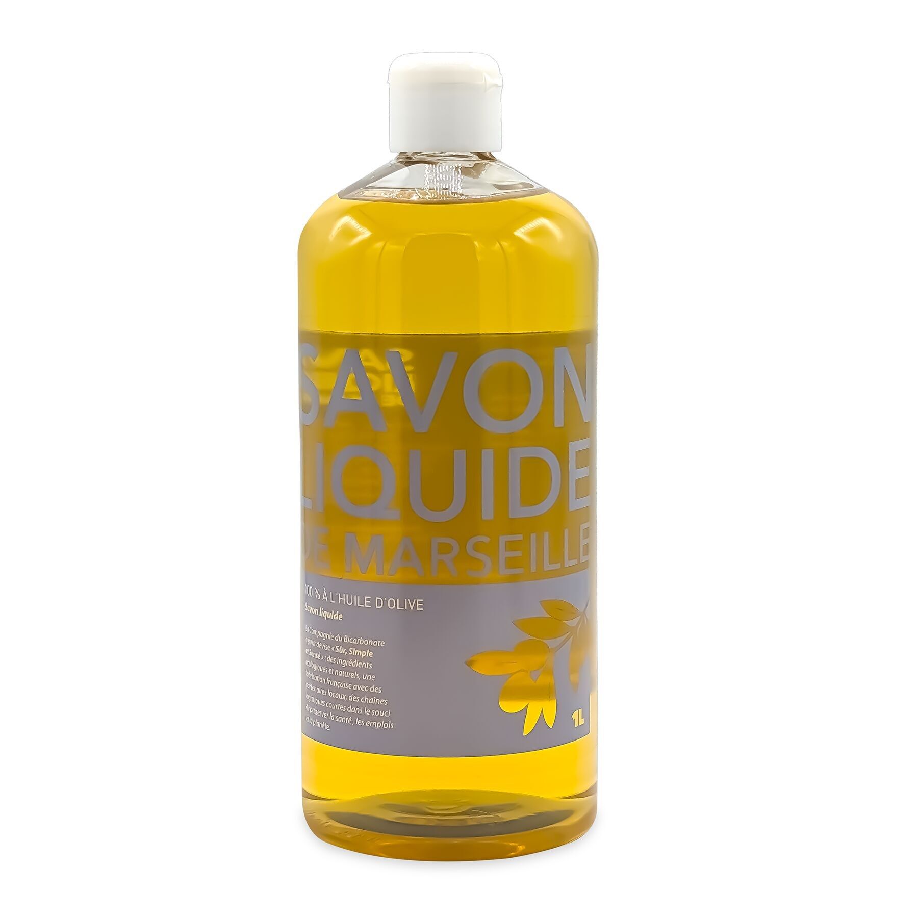 Jabón líquido de Marsella neutro con aceite de oliva - 1L
