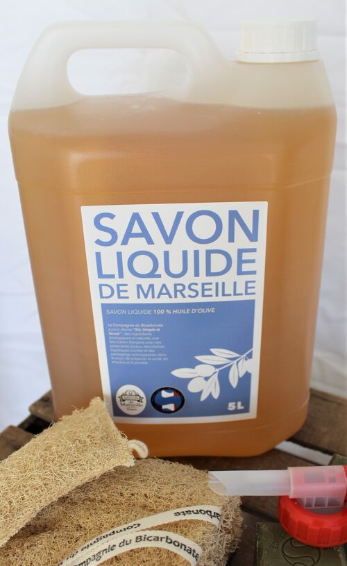 Savon liquide de Marseille neutre à l'huile d'olive - 5L