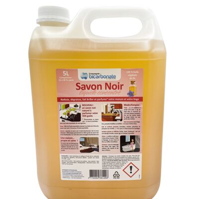 Jabón negro líquido con aceite de linaza - 5L