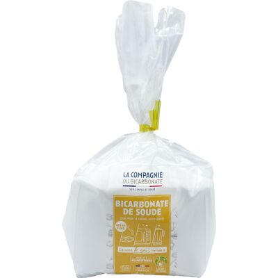 Bicarbonato comestible de grano fino - Bolsa "Open-Up" 1 kg