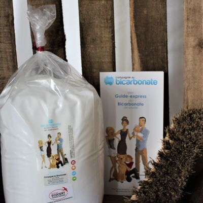 Bicarbonate alimentaire gros grains - Sac «Open-up» - 3 kg