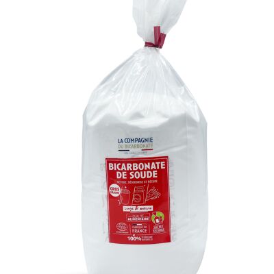 Bicarbonate alimentaire gros grains - Sachet «Open-Up» 3 kg