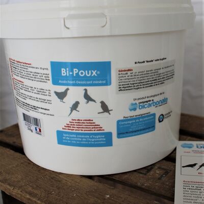 Bi-Poux® 2 kg - Polvo desecante para la higiene de las aves
