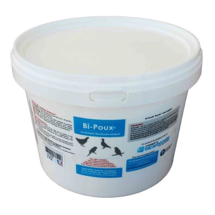 Bi-Poux® 2 kg - Trockenmittelpulver für die Vogelhygiene