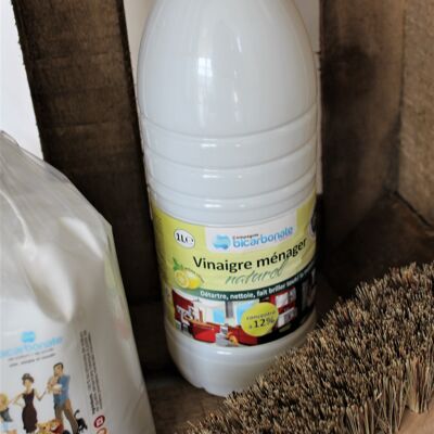 Household white vinegar concentrated at 12° - Lemon flavor - 1L