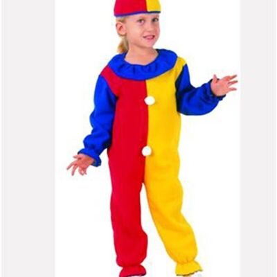 Costume Bébé Clown avec Chapeau 3-4 ans