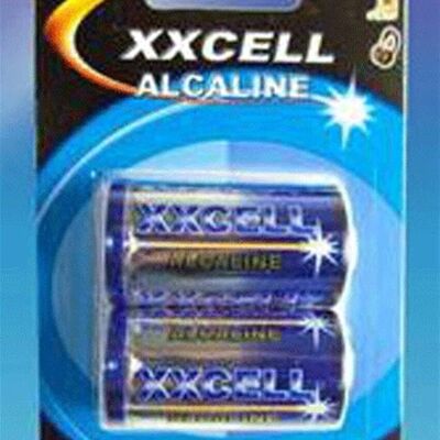 Bl 2 LR14 alc batteries. XXCELL