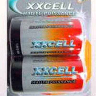 Bl 2 XXCELL-Kochsalzlösung LR20-Batterien