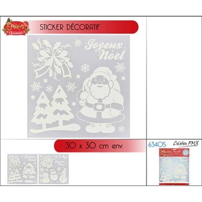 Decorative Christmas Sticker Dimensions 30 x 30 Cm
