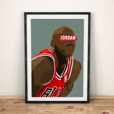 Póster Michael Jordan - 30X40 cm