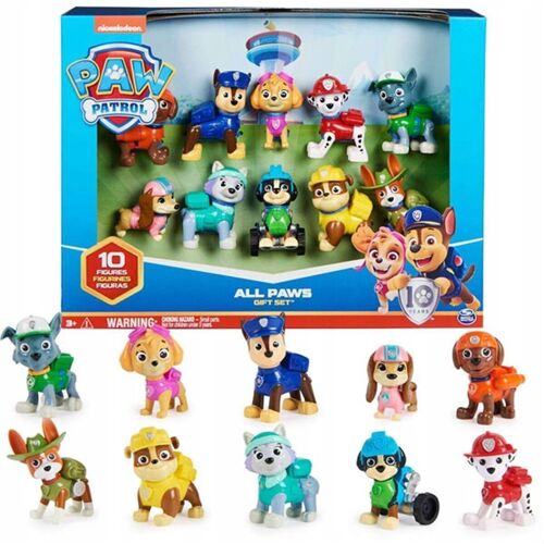 SPINMASTER - Pat Patrouille Multipack Figurines 10E Anniversaire