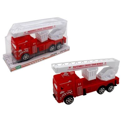 Fire Truck Vehicle 21 Cm Friction