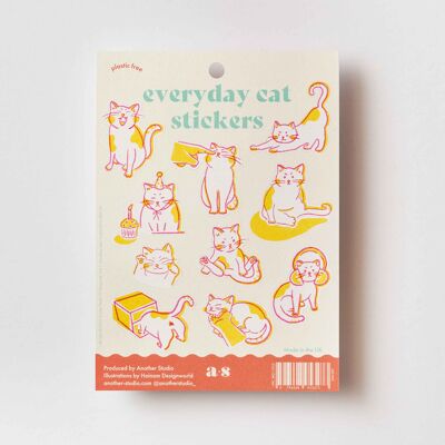 Everyday Cat Sticker Sheet