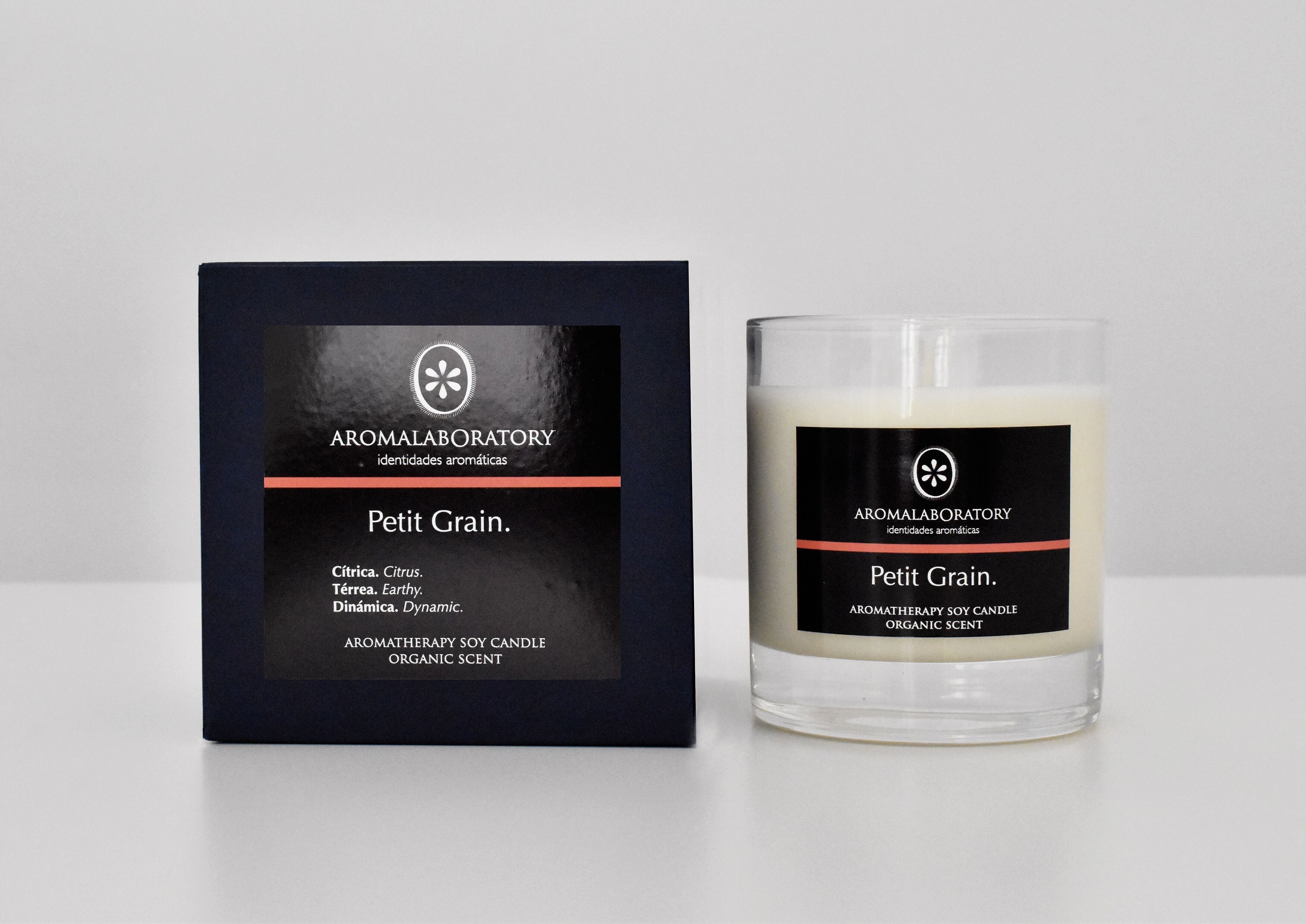 Velas Aromaterapia. Petit Grain