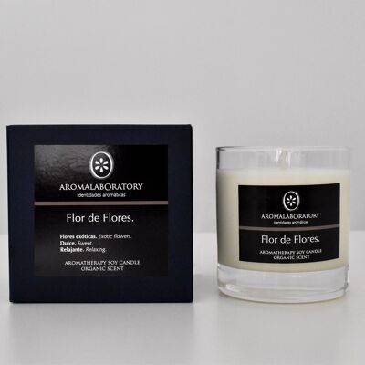 Aromatherapy Candle.  Flower of Flowers.