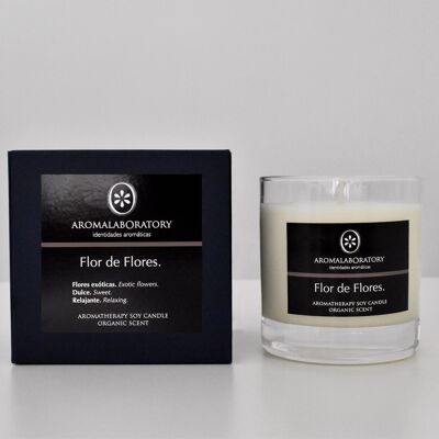 Aromatherapy Candle. Flower of Flowers.